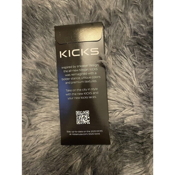 Nissan Kicks Shoelaces (3 Pairs) Car Collectibles Auto Memorabilia RARE NEW - Picture 5 of 7